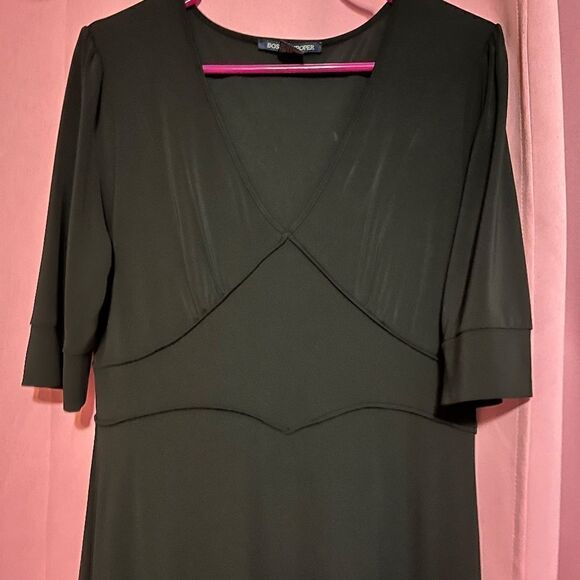 Boston Proper Size 12 Black Dress Work Office - Picture 5 of 6